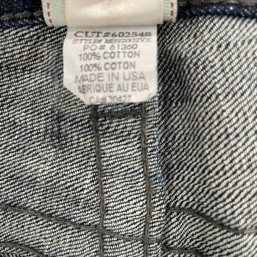 True Religion Shorts Adult 38 Blue Jean Bobby Denim Made In USA Mens